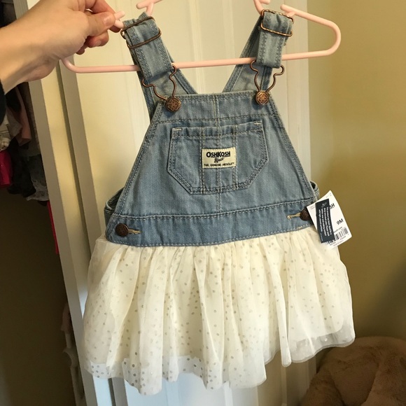 oshkosh denim jumper
